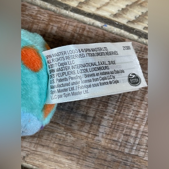 Zhu Zhu Pets Cepia Spin Master Hamster 2017 Blue Polka Dot 5” Sound Movement Toy - Picture 7 of 10